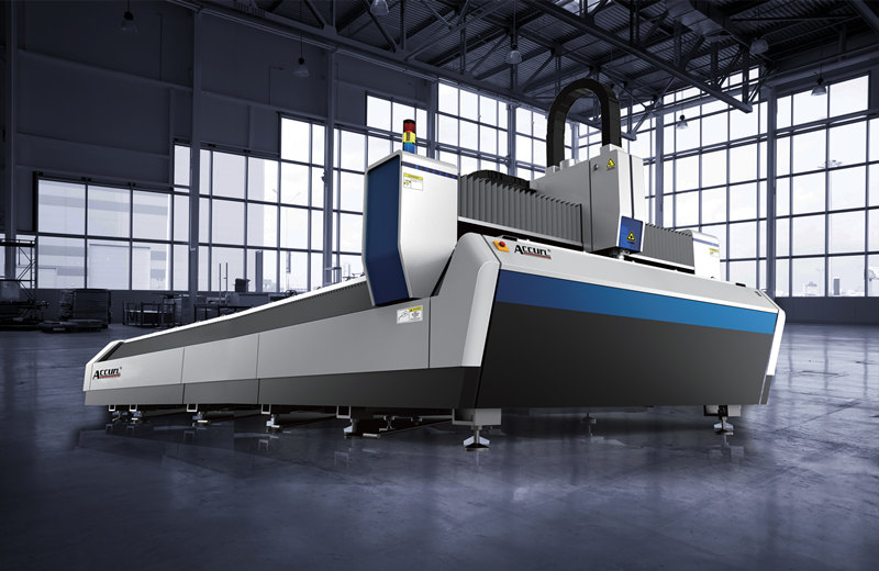 ACCURL Manufacturers 1000W kuitu-CNC-laserleikkauskone IPG:llä 1KW